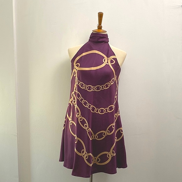 Anthropologie Dresses & Skirts - Corey Lynn Calter Anthropologie Silk Halter Mini Dress, Size 2